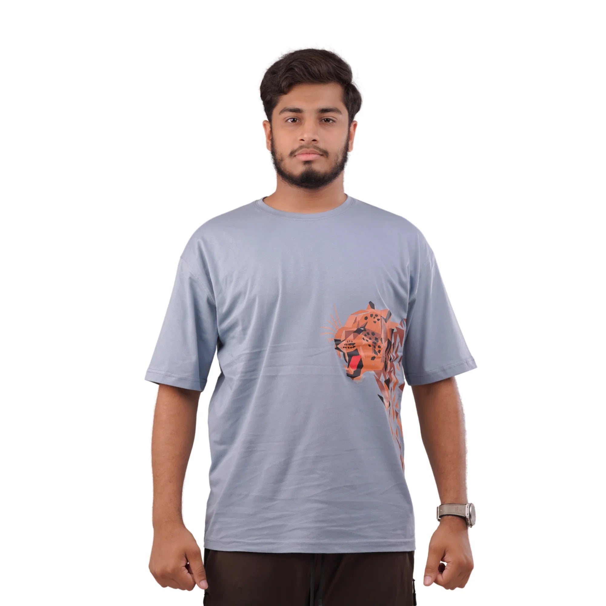 KO-0011 Lion Printed Blue