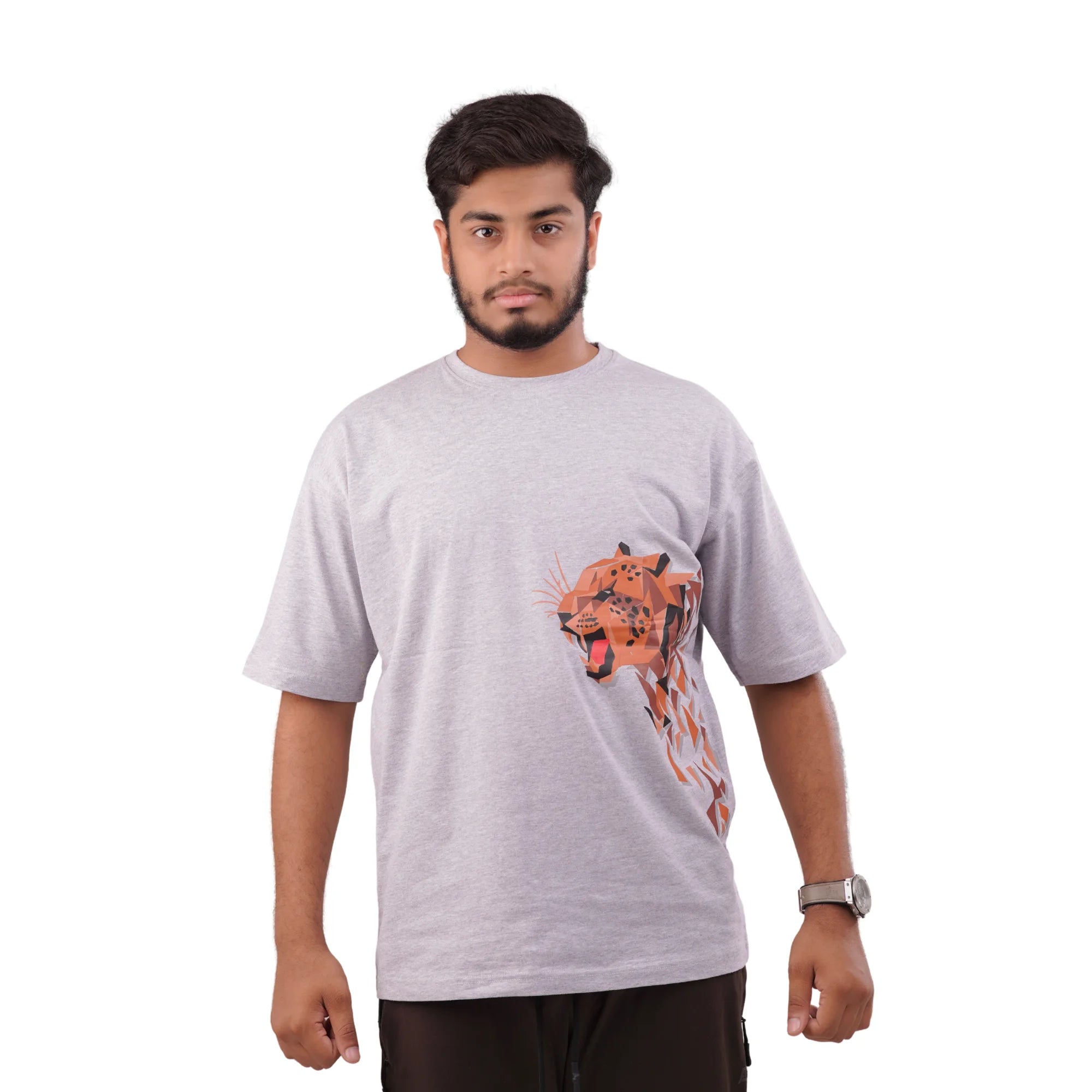 KO-0011 Lion Printed White