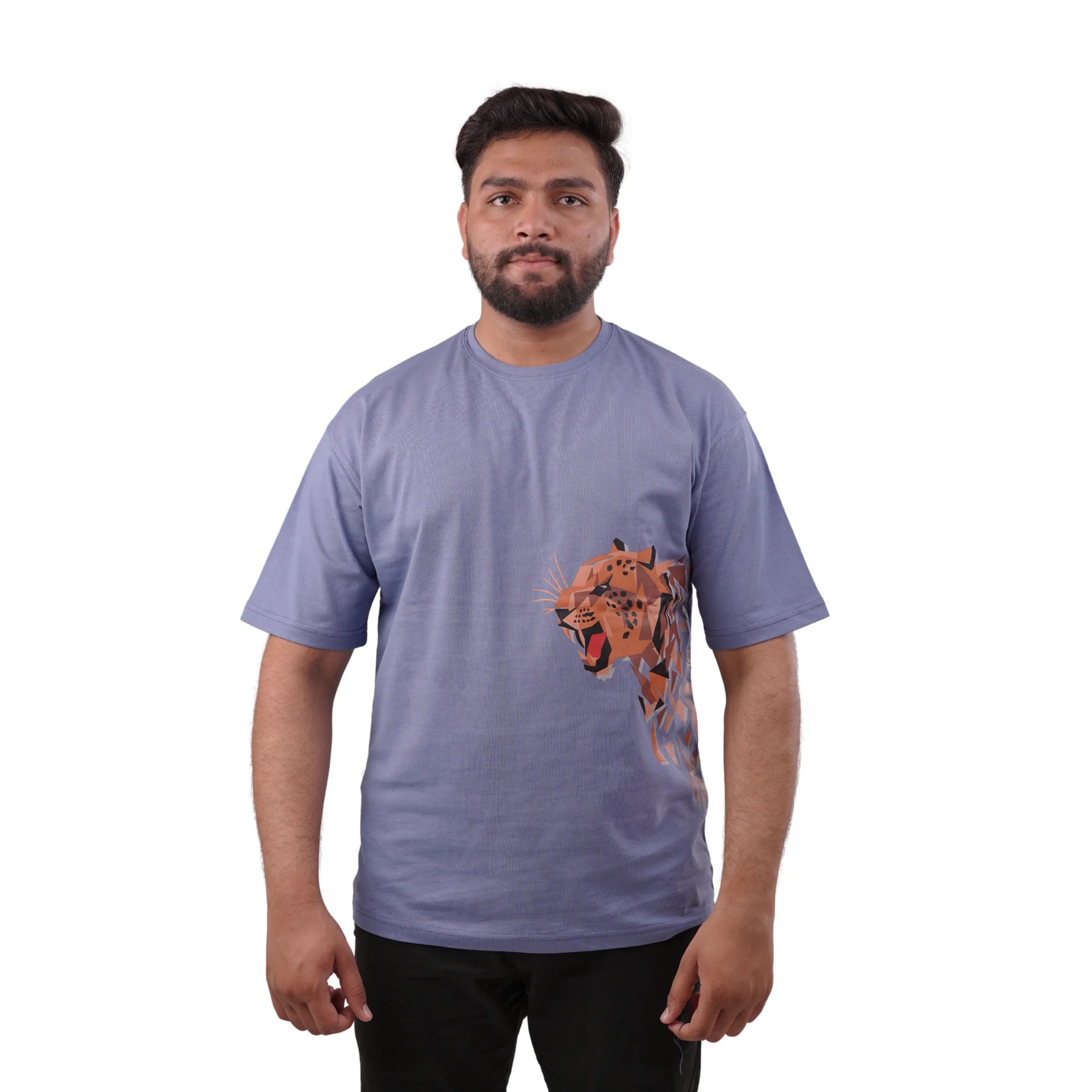 KO-0011 Lion Printed Blue