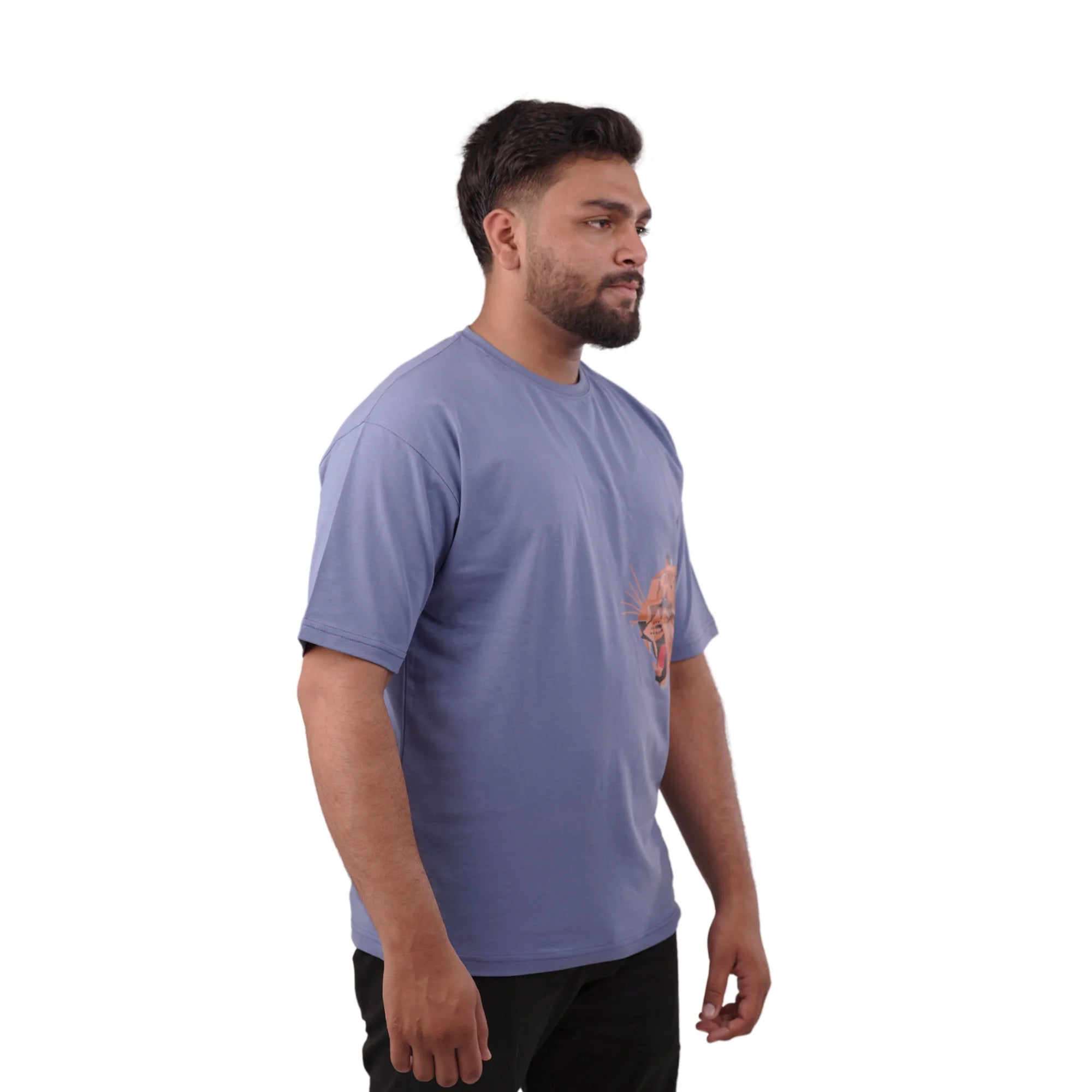 KO-0011 Lion Printed Blue