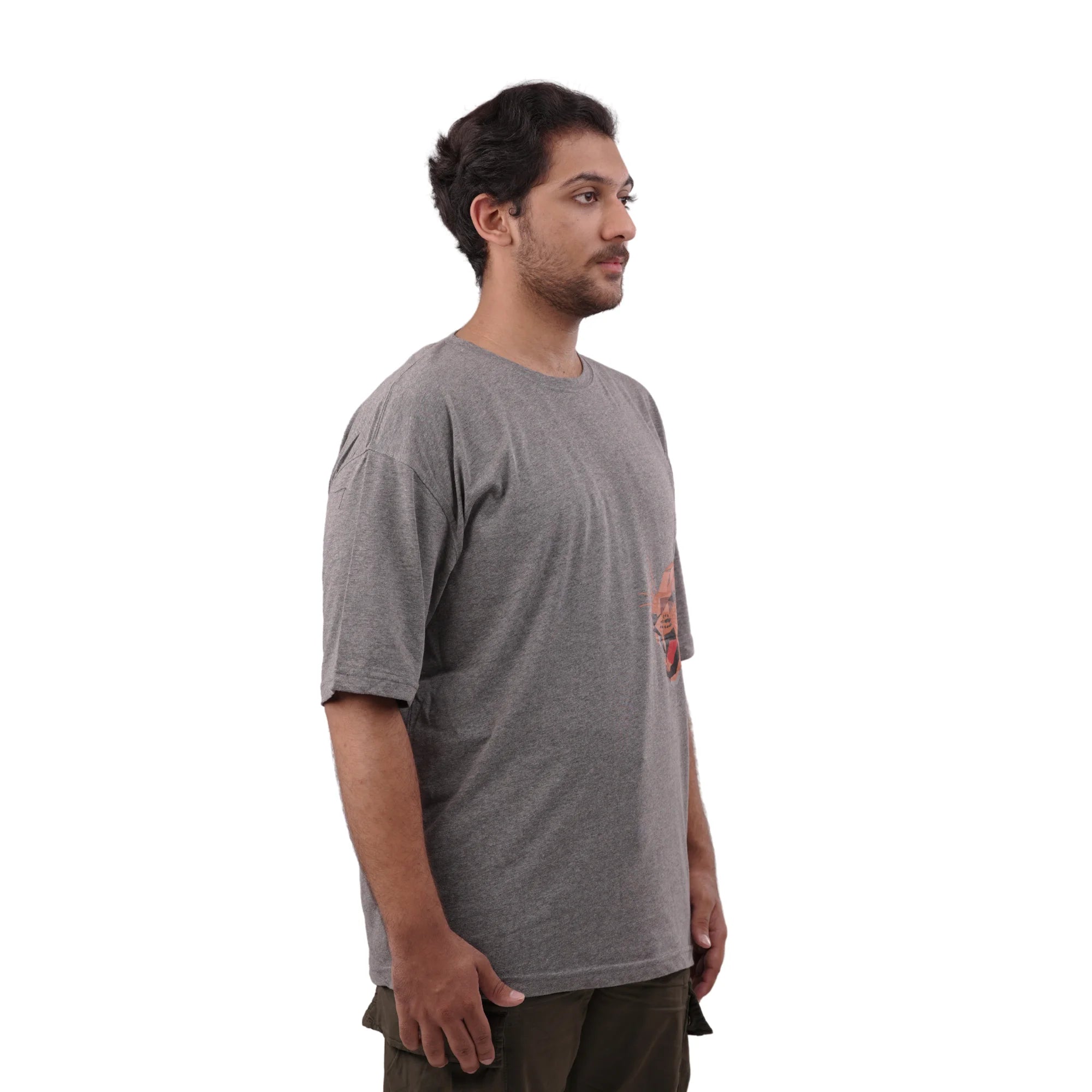 KO-0011 Lion Printed Grey