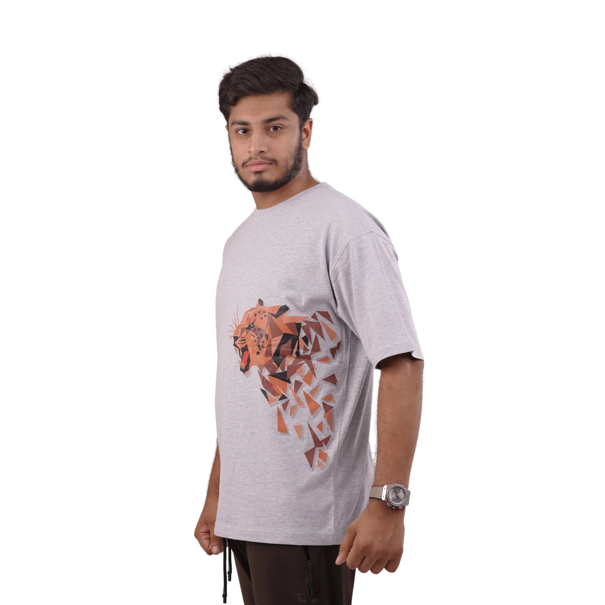 KO-0011 Lion Printed White