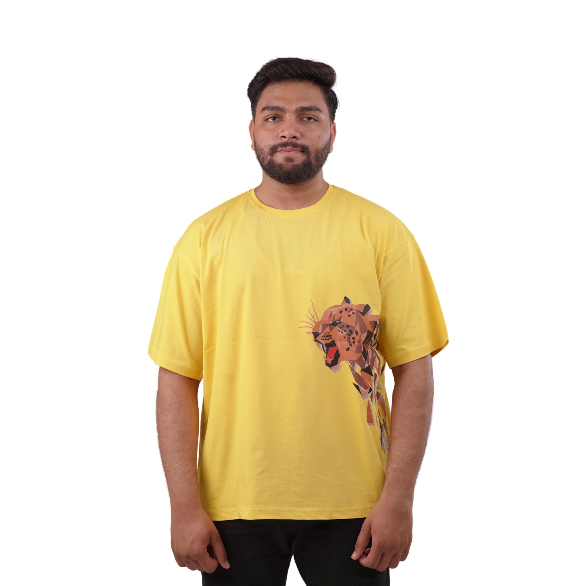 KO-0011 Lion Printed Yellow