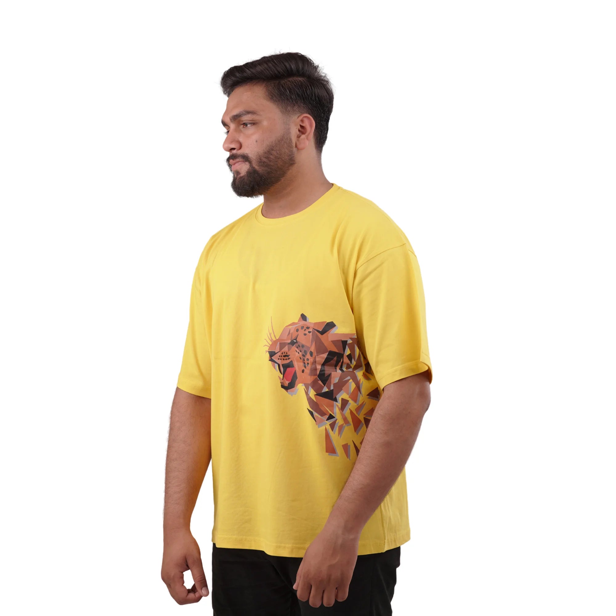 KO-0011 Lion Printed Yellow